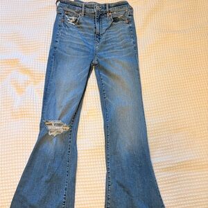 American Eagle Outfitters Light Blue Flare Jeans